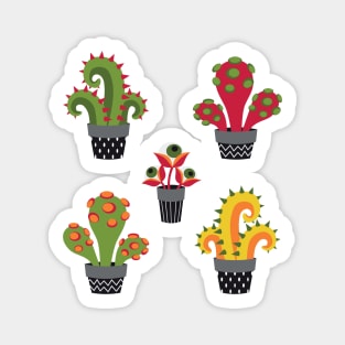 Monstruous gardening tools Sticker